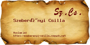 Szeberényi Csilla névjegykártya